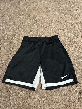 Nike Black & White Basketball Mesh Shorts